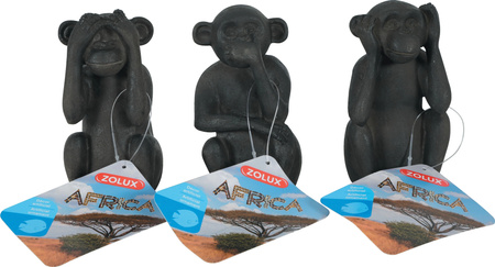 Zolux Ozdoba do akwarium małpa zasłaniająca oczy AFRICA 4,7x6,1x10,3 cm
