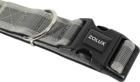 Zolux Obroża dla psa regulowana MOOV 40 mm kol. szary
