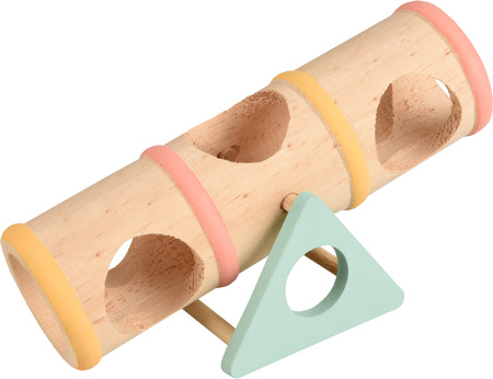 FLAMINGO HUŚTAWKA TUNEL DLA CHOMIKA DREW. 7x16cm