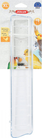 Zolux Karmidełko plastikowe z kratką do klatki dla ptaków XL