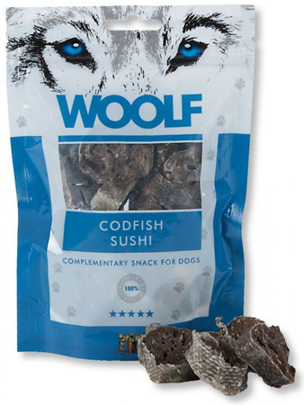 WOOLF przysmak PIES 100g COD FISH SUSHI