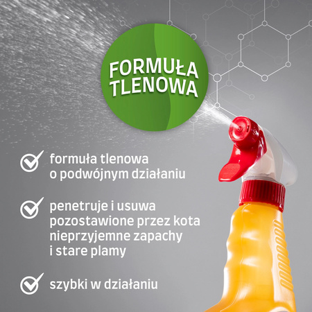 NATURES MIRACLE Płyn do usuwania starych plam pies SET-IN OXY 709ml