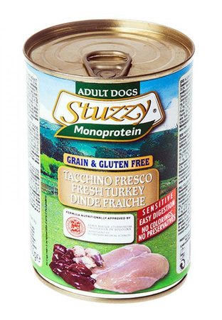 STUZZY PIES pusz.400g MONOPROTEIN INDYK  /6