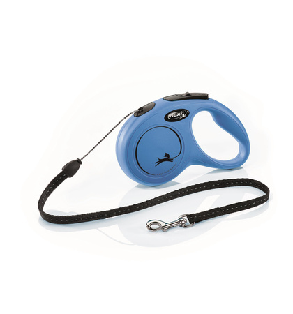 FLEXI Smycz automatyczna dla psa NEW CLASSIC linka S 5m niebieska