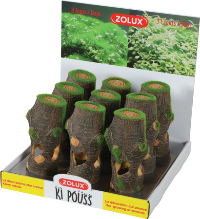 Zolux Ozdoba do akwarium pień KIPOUSS M z nasionami 6,4x5,4x13,9 cm