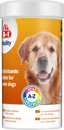 8in1 Vitality Multiwitaminy dla starszych psów 70tb