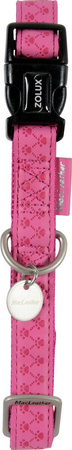 ZOLUX Obroża dla psa regulowana Mac Leather XS 10 mm kol. fuksja