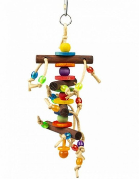 DUVO+ ZABAWKA DLA PTAKÓW Z KORALIKAMI 28x10,2x6CM    12414