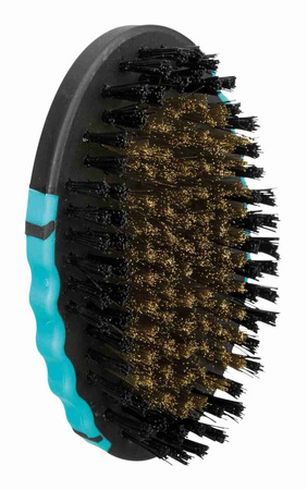 TX-2319 ZGRZEBŁO PLASTIKOWE Z DODATKOWYM  WŁOSIEM Z MOSIĄDZU 7x12cm