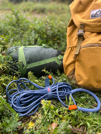 ZOLUX Smycz okrągła dla psa silikonowa BIVOUAK niebieska 5m