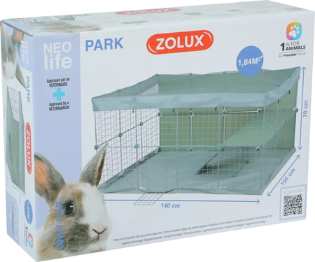 ZOLUX Wybieg dla królika Neopark NEOLIFE kol.zielony 140x105x70