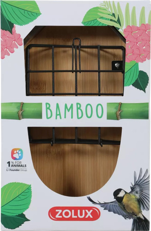 Zolux Karmnik bambusowy na bloki tłuszczowe dla ptaków