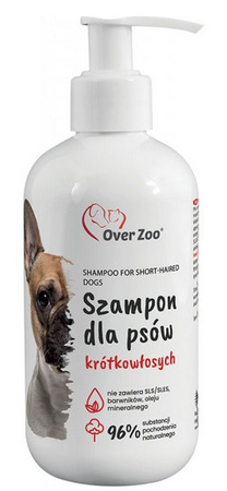 Over Zoo Szampon dla psów krótkowłosych 250ml