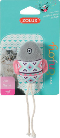 Zolux Zabawka dla kota ryba KALI kol. szary 15 cm