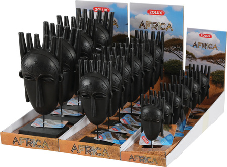 Zolux Ozdoba do akwarium maska męska AFRICA S 4,9x3,4x13,2 cm