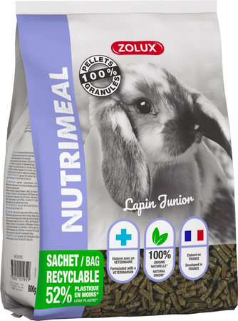 Zolux Pokarm granulat dla królika juniora NUTRIMEAL 3 800 g