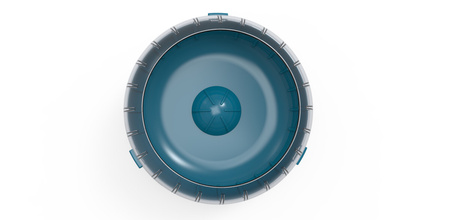 ZOLUX Cichy kołowrotek do klatki dla myszki, chomika RODY 3 kol.niebieski