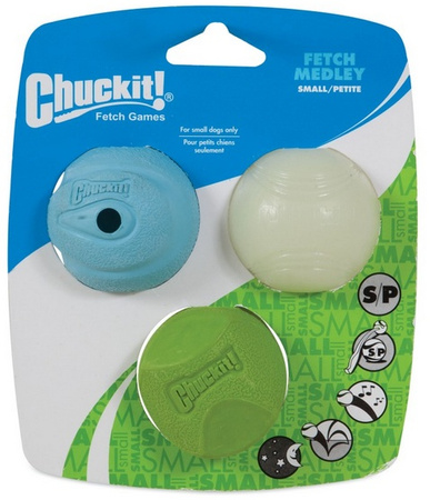 Chuckit! Fetch Medley Small 3pak [205101]