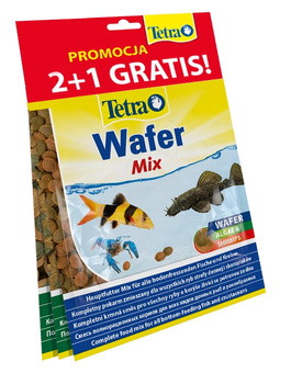 TETRA Zestaw sasz. 2+1 GRATIS T257313PlecoVeggie15g+T281899PlecoSpirulina15g+T134461WaferMix15g