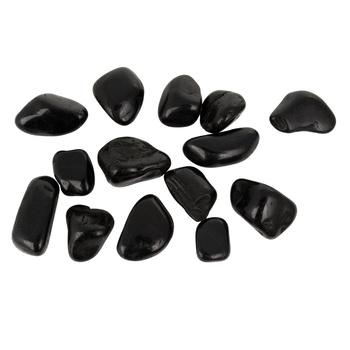 Kamienie polerowane Black Pebble IV 20-30mm do akwarium terrarium 10 kg/OPAK