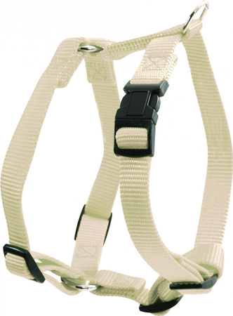 Zolux Szelki nylonowe dla psa regulowane 15 mm kol. beżowy