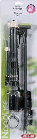 Zolux Zestaw czyszczący do akwarium Actizoo odmulacz, siatka, szczypce