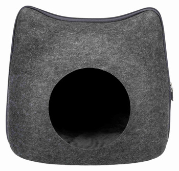 TX-36318 LEGOWISKO ZAMKNIĘTE CAT          38x35x37cm SZARE