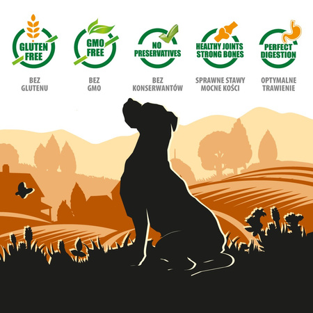 Karma mokra dla psa PUPIL Premium bogata w indyka z jagnięciną 415 g