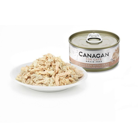 CANAGAN KOT pusz.75g CHICKEN&CRAB KURCZAK&KRAB /12