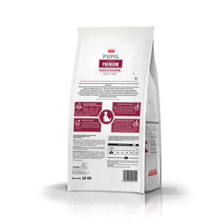 Karma sucha dla psa PUPIL Premium MINI bogata w wołowinę 1,6 kg