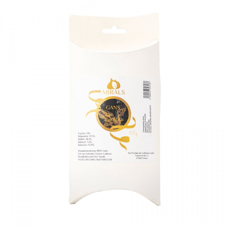 MIRALS Gans Snack - przysmaki treningowe z mięsa gęsiny (100g)