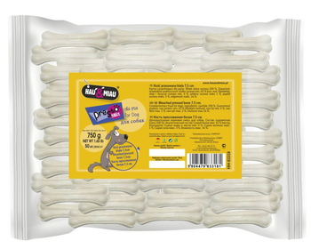 KOŚĆ PRASOWANA HM BIAŁA 7,5cm, 50szt/op, 750g/op