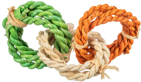 Pierścienie, zabawka, dla gryzoni, liście kukurydzy, o 6 × 15 cm