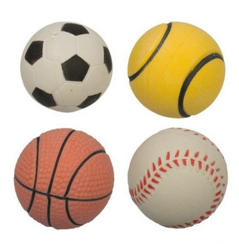 DUVO+ ZABAWKA PIŁKA Z PIANKI MIX 6cm 10160   /44/176