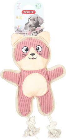 ZOLUX Zabawka dla psa wytrzymała Kot BUDDY różowy 29cm