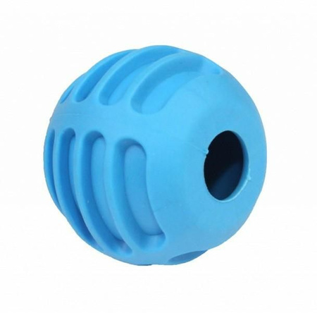 PET NOVA TPR FOODBALL BLUE 6cm       /10