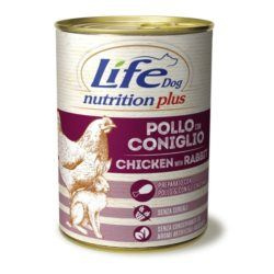LIFE DOG pusz.400g CHICKEN + RABBIT /24