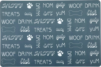 ZOLUX Podkładka pod miski dla psa czysta podłoga wzór napisy M 45x30 cm