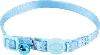 Zolux Obroża regulowana dla kota nylonowa ETHNIC kol. niebieski