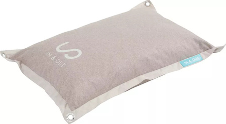 *- ZOLUX Poducha ze zdejmowanym pokrowcem IN and OUT 110 cm kol. brązowy