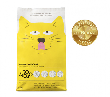 TOMOJO karma z insektów dla kotów (2,5kg)