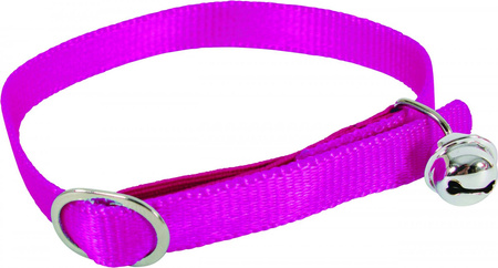 ZOLUX Obroża dla kota nylonowa 30 cm/10 mm kol. fuksja
