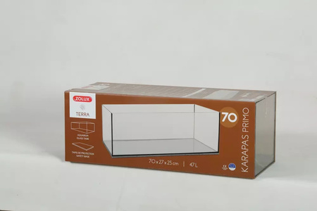 Zolux Terrarium Karapas dla małych żółwi Terra PRIMO 70x27x25 cm kol.czarny