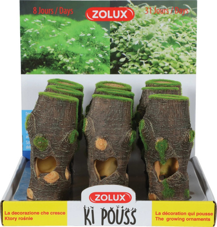 Zolux Ozdoba do akwarium pień KIPOUSS M z nasionami 6,4x5,4x13,9 cm