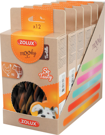 Zolux Przysmak dla psa MOOKY Classic TORTILLO 12 szt.