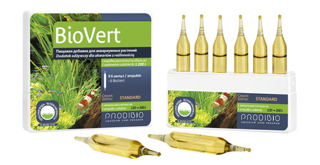 Prodibio BioVert 6 ampułek zdrowy wzrost roślin akwarium słodkowodne