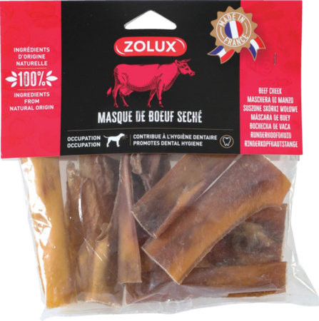 Zolux Przysmak naturalny dla psa Suszona skóra wołowa 200 g