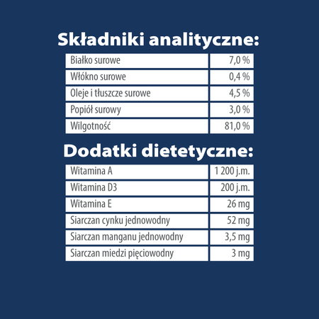 Karma mokra dla psa TEO Junior bogata w drób 415 g