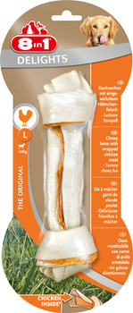 8in1 Przysmak dla psa kość o smaku kurczaka Delights L 1 szt.