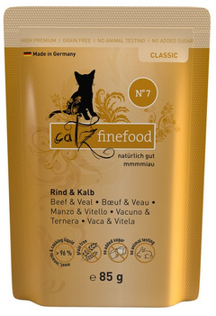 Catz Finefood Classic N.07 Wołowina i cielęcina saszetka 85g